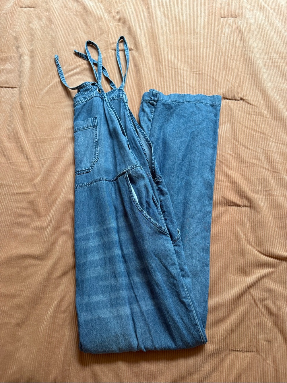Light Wash Denim Overalls